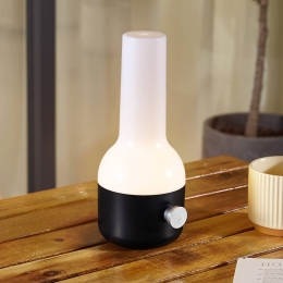 LindbyLEDoplaadbarebuitentafellampIsalinezwartdimbaar