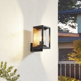 LucandebuitenwandlampCandinazwartaluminiumIP65