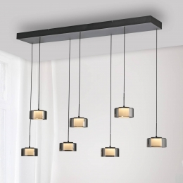 PaulNeuhausLEDhanglampRika135cmglasdimbaar