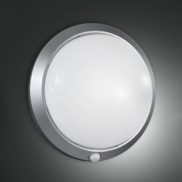 FabasLuceArmillabuitenwandlampzilverbewegingsmelder30cm