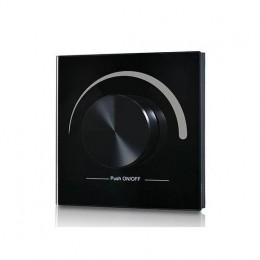 LEDRFEnkelkleurigeDimmerWandDraadloosZwartPro