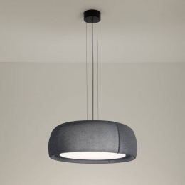 LEDS-C4LEDhanglampGonggrijs2700K612cmstof
