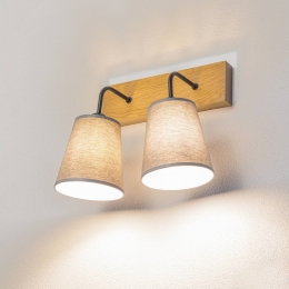 EnvostarRiscowandlamp2-lampsstoffenkapgrijs