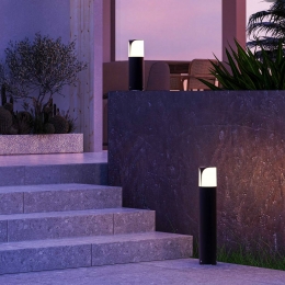 ForlightsokkellampAstrahoogte50cmantracietaluminium