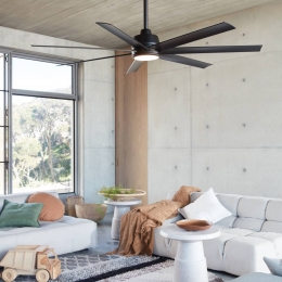 BeaconLightingPlafondventilatorBeaconmetverlichtingAtlantazwartstil