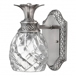 HINKLEYLEDwandlampPlantationnikkelantiek