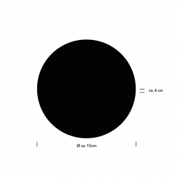 HELLSun-BLEDwandlampzwart15cmIP54dimmer