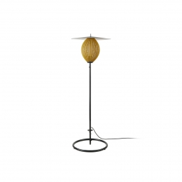 GubiSatellitebuitenvloerlampIP65zwartmosterdgoud