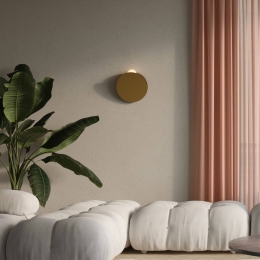 FabbianLEDwandlampAkoyabrons3000Kdimbaar