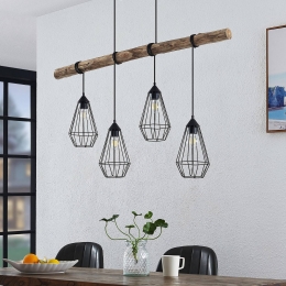 HanglampLindbyEldarion116cm4-lampshoutE27