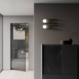 FabbianCometwandlampantracietmetaalglasG9