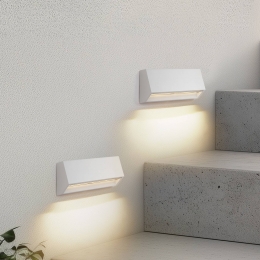 LindbyLEDbuitenwandlampAppesolengte22cmsetvan2