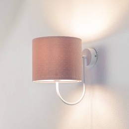 MacoDesignWandlampRosabellemettextielkaproze