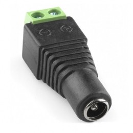 LEDStripDC55StekkerFemalemetklemmen