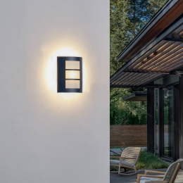 LindbybuitenwandlampVimalE2726cmzwartaluminium