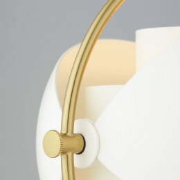 GubiLitetafellamphoogte50cmmessingwit