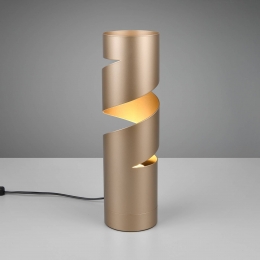 TrioLightingStreamtafellampbruinhoogte35cmmetaalGU10