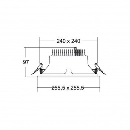 BRUMBERGApolloMegafacetgeslepenhoekig3000Kzilver