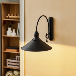 ArgonWandlampElmozwartgelakt