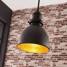 LindbyhanglampJasminkazwartgoudmetaal1-lamp