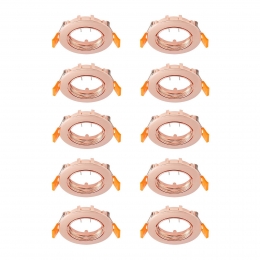 PriosplafondinbouwlampFiburkoperzink82cm10stuks