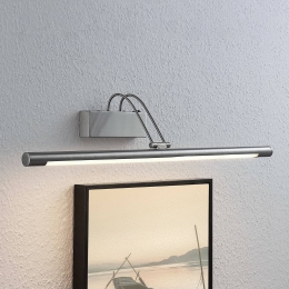 LindbyLEDschilderijverlichtingMailine69cmnikkelschakelaar