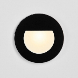 BRUMBERGWallKit68inbouwlampvlakrondzwart