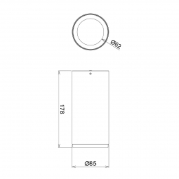 Deko-LightLED-inbouwspotLucea20Wzwart