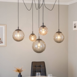 TKLightingHanglampEsmeglasgrafiet-transparant5-lampsdecentraal