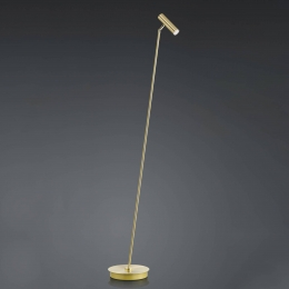 HELLLEDvloerlampTomdimbaarmessing