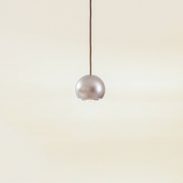 LucandeLEDhanglampVarinethnikkelkleurigaluminium11cm