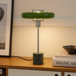 LindbytafellampBranfordretrogroenmetaalmarmer