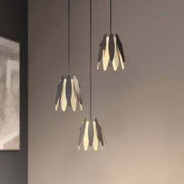 LucandeLounithanglampzwart-goud3-lamps