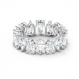 Swarovski5572824-VittoreRingPear-Zilverkleurig-Ring-maat58