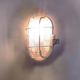 Deko-LightVochtbestendigelampSotanoRetrogrijs19x12cmIP44kunststof