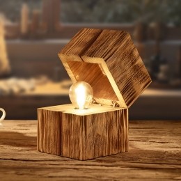 TrioLightingTreasuretafellampnatuurlijkeafwerkinghoutscharnierend