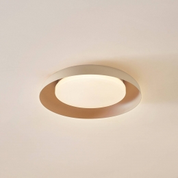 LindbyLEDplafondlampFloriebeigemetaal40cm
