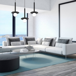 Eko-LightHanglampFuturazwartwit3-lamps