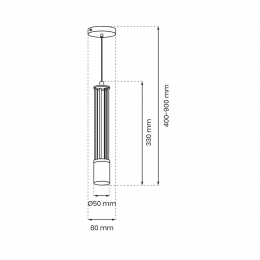 Eko-LightHanglampEstilozwart1-lamp