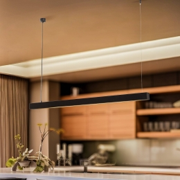 Eko-LightHanglampLungozwartlengte124cm