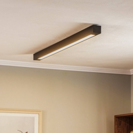 Eko-LightPlafondlampLungozwartlengte124cm