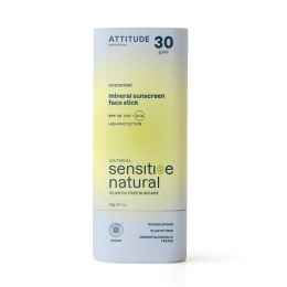 AttitudeSUNLYMineralSunscreenFaceStickSPF30