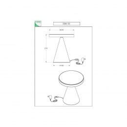 FabasLuceNeutraLEDtafellamphoogte27cmwittouchdimmer