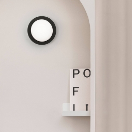 FAROBARCELONALEDwandlampMayIP44zwart