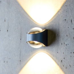 LOOMDESIGNSagabuitenwandlampupdownzwart