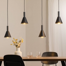 ArgonHanglampNortezwartgoudstaallengte114cm4-lamps