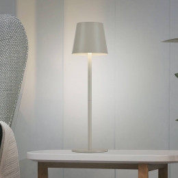 JUSTLIGHTGmbHJUSTLIGHTEuriaLEDtafellampgrijs-beigeijzerIP54