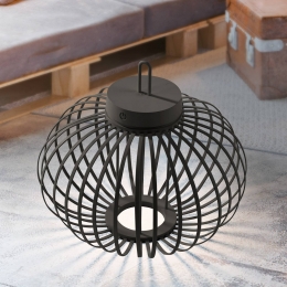 JUSTLIGHTGmbHJUSTLIGHTAkubaLEDtafellampzwart33cmbamboe