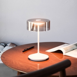 SigorNumotionLEDoplaadbaretafellampwitglasIP54dimbaar