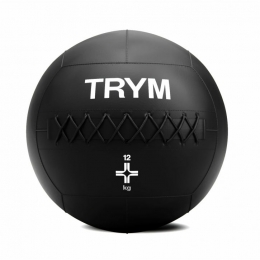 TRYMMedicijnbal-MedicineBall-PVC-Zwart-12kg-GorillaSports
